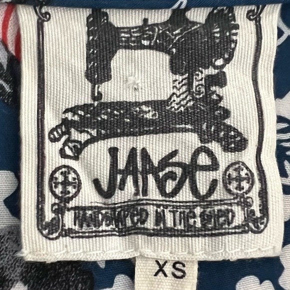 Jade Mia Maxi Women’s In Miak Print Smock Waist 3/4 Sleeve Multicolor Dress XS - Picture 2 of 9